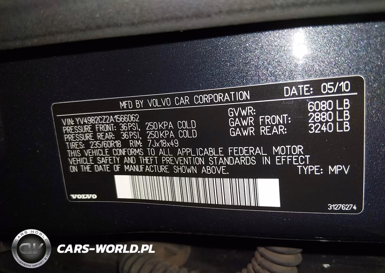 2010 Volvo Xc90 3.2 VIN:YV4982CZ2A1566062 - 9