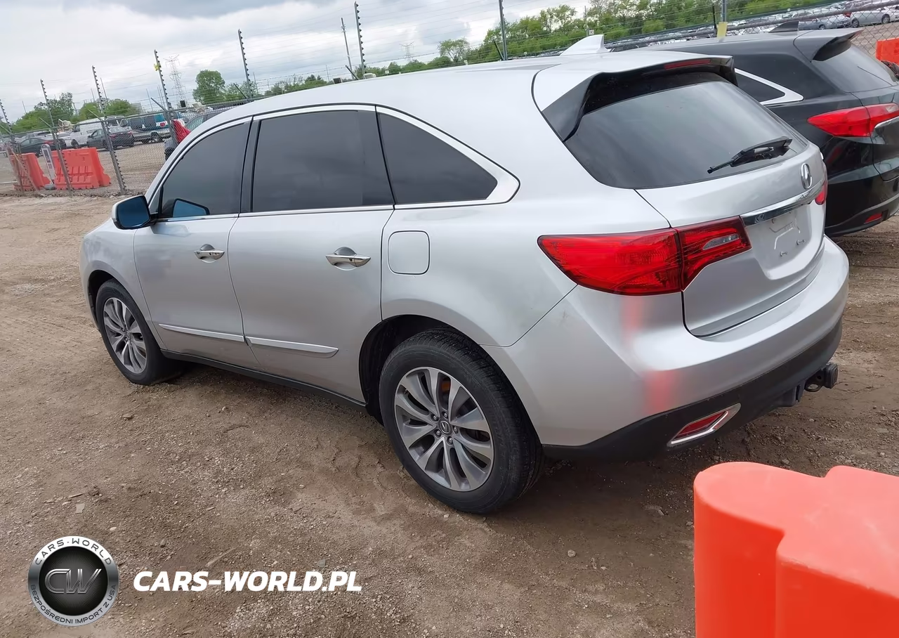 2015 Acura Mdx Technology Package VIN:5FRYD4H46FB022065 - 3