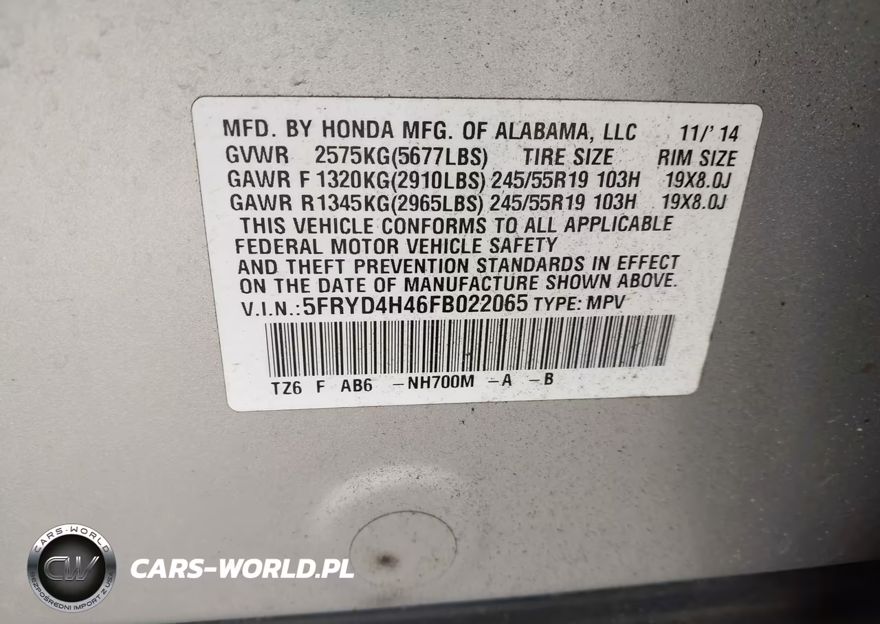 2015 Acura Mdx Technology Package VIN:5FRYD4H46FB022065 - 9