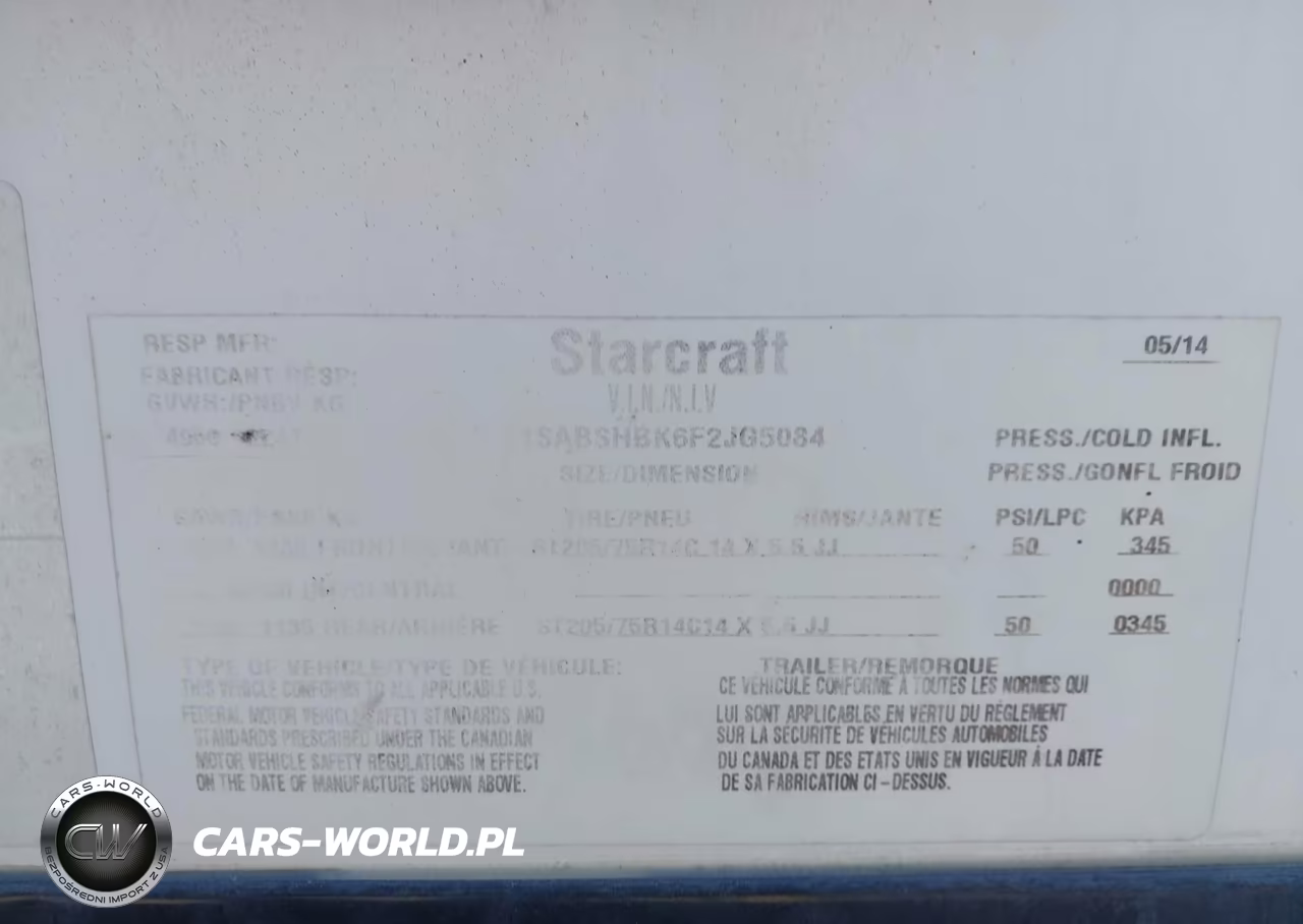 2015 Starcraft Travel Star VIN:1SABSHBK6F2JG5084 - 9