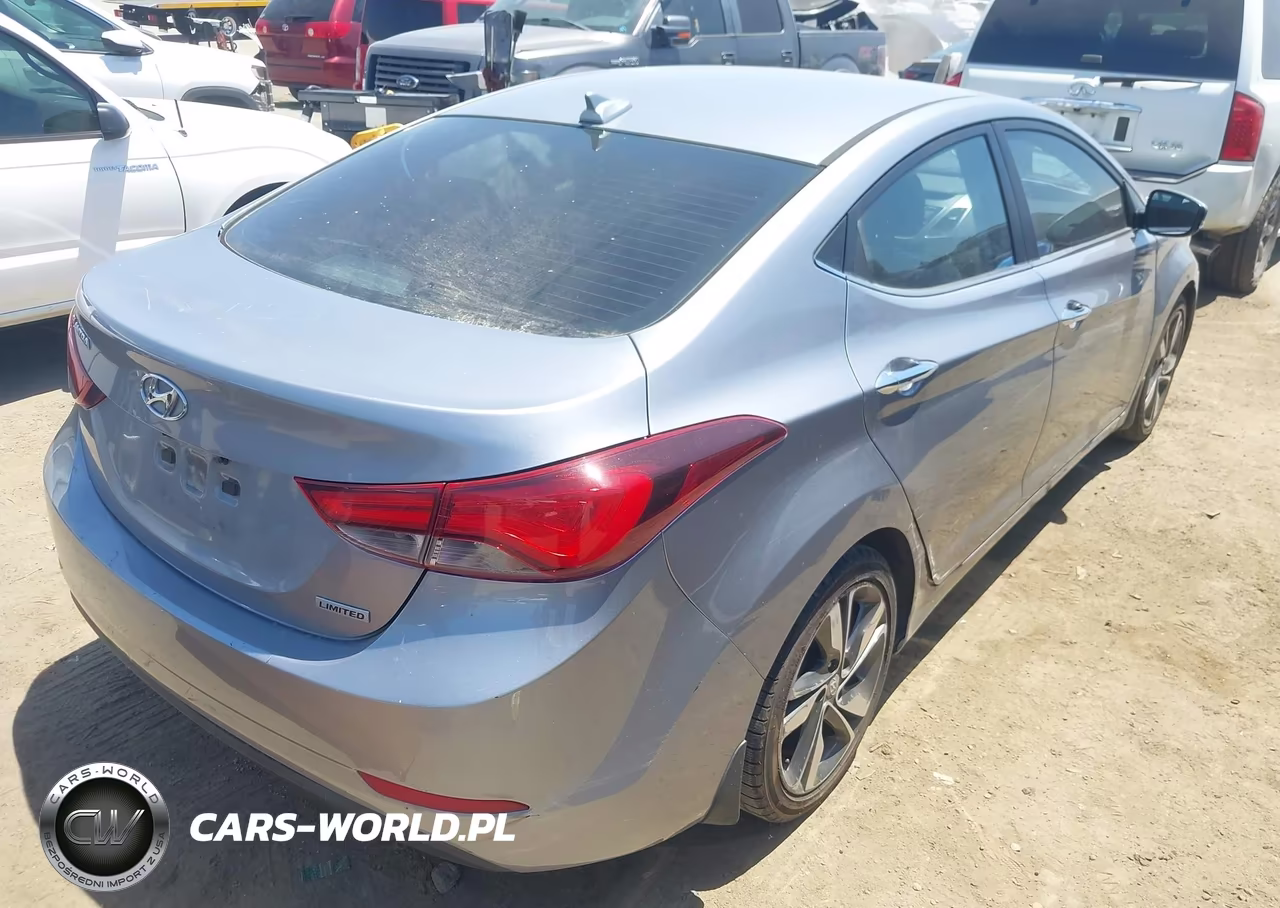 2015 Hyundai Elantra Limited VIN:5NPDH4AE4FH616033 - 4