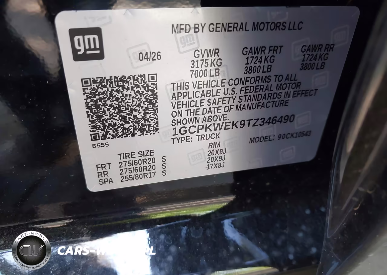 2026 Chevrolet Silverado 1500 4Wd Short Bed Rst VIN:1GCPKWEK9TZ346490 - 9