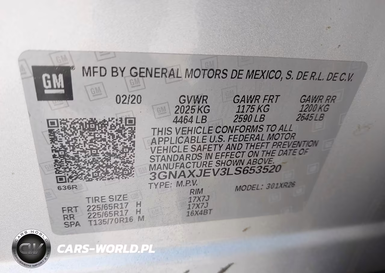 2020 Chevrolet Equinox Fwd 2Fl VIN:3GNAXJEV3LS653520 - 9