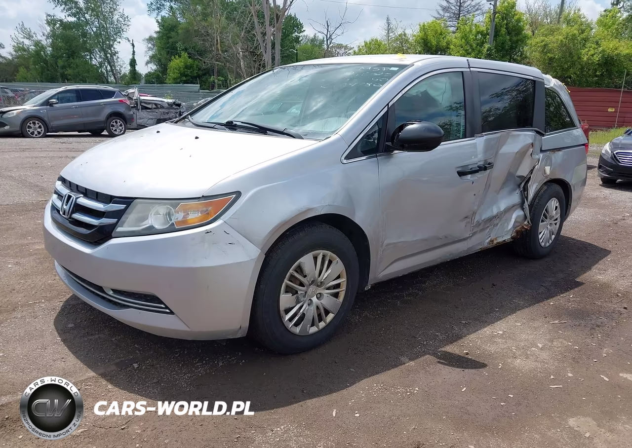 2014 Honda Odyssey Lx VIN:5FNRL5H21EB055860 - 2