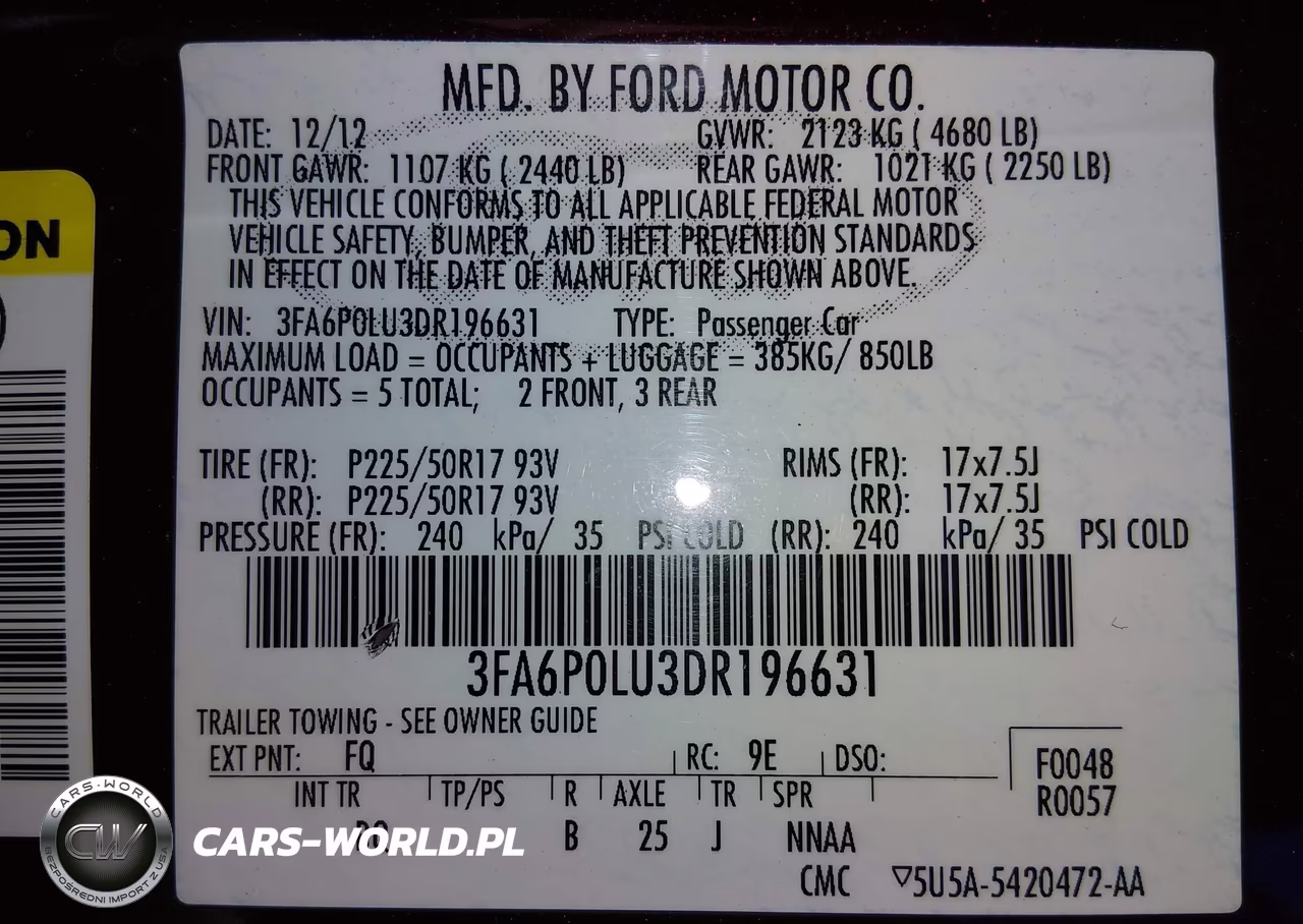2013 Ford Fusion Hybrid Se VIN:3FA6P0LU3DR196631 - 9