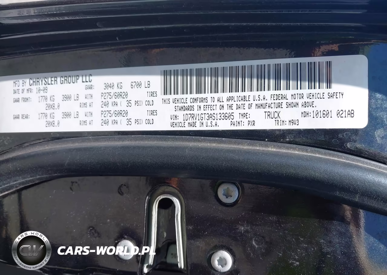 2010 Dodge Ram 1500 Slt-Sport-Trx VIN:1D7RV1GT3AS133605 - 9