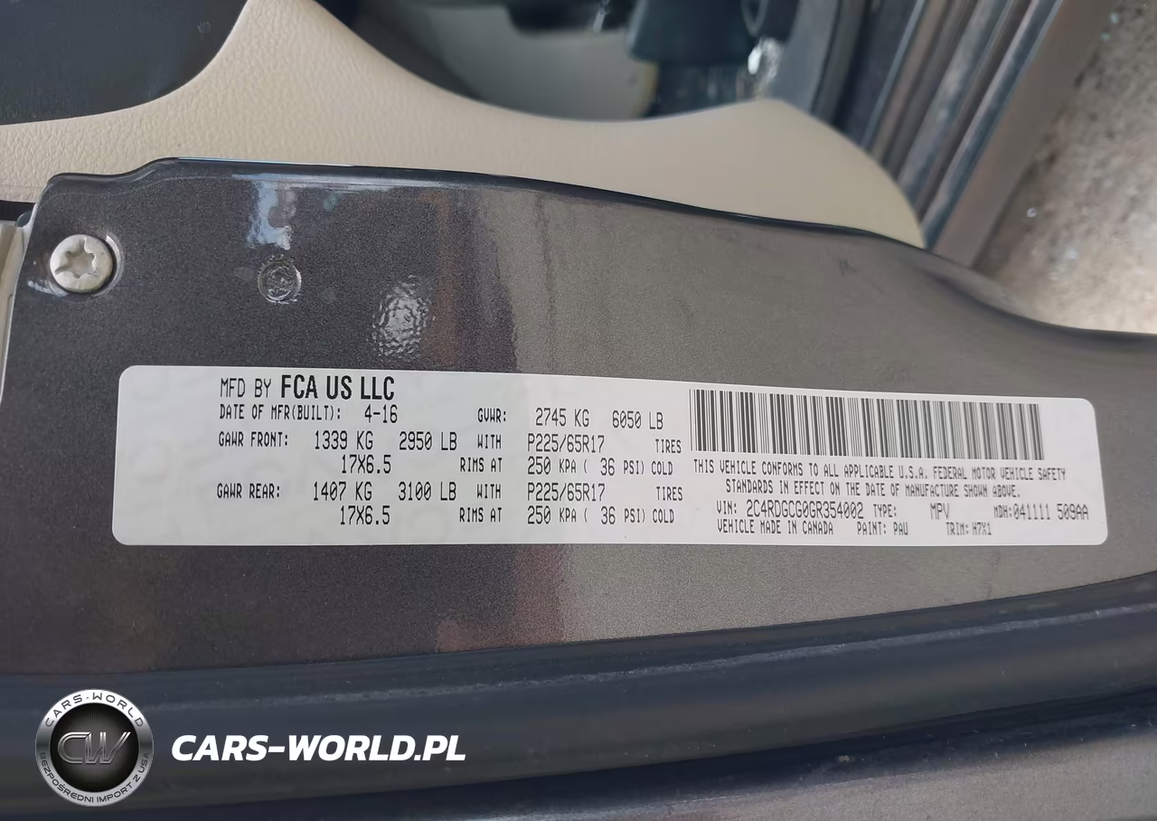 2016 Dodge Grand Caravan Sxt VIN:2C4RDGCG0GR354002 - 9