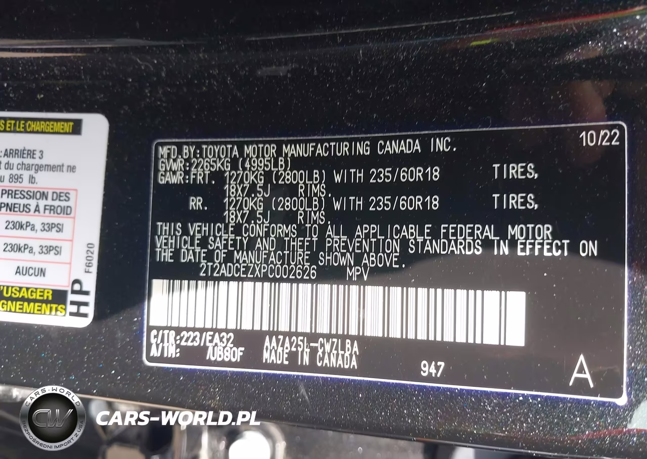 2023 Lexus Nx 250 VIN:2T2ADCEZXPC002626 - 9