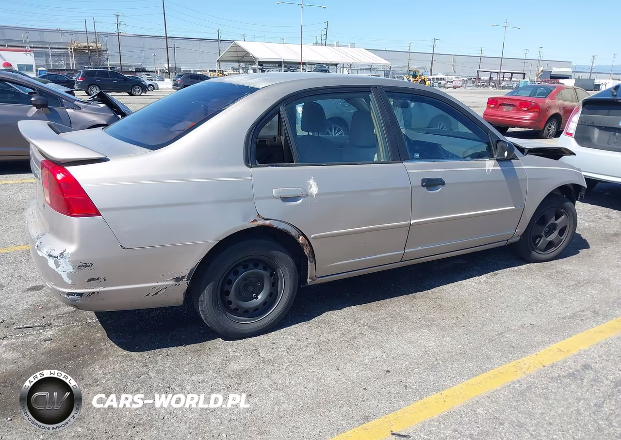 2001 Honda Civic Lx VIN:2HGES16561H585187 - 4