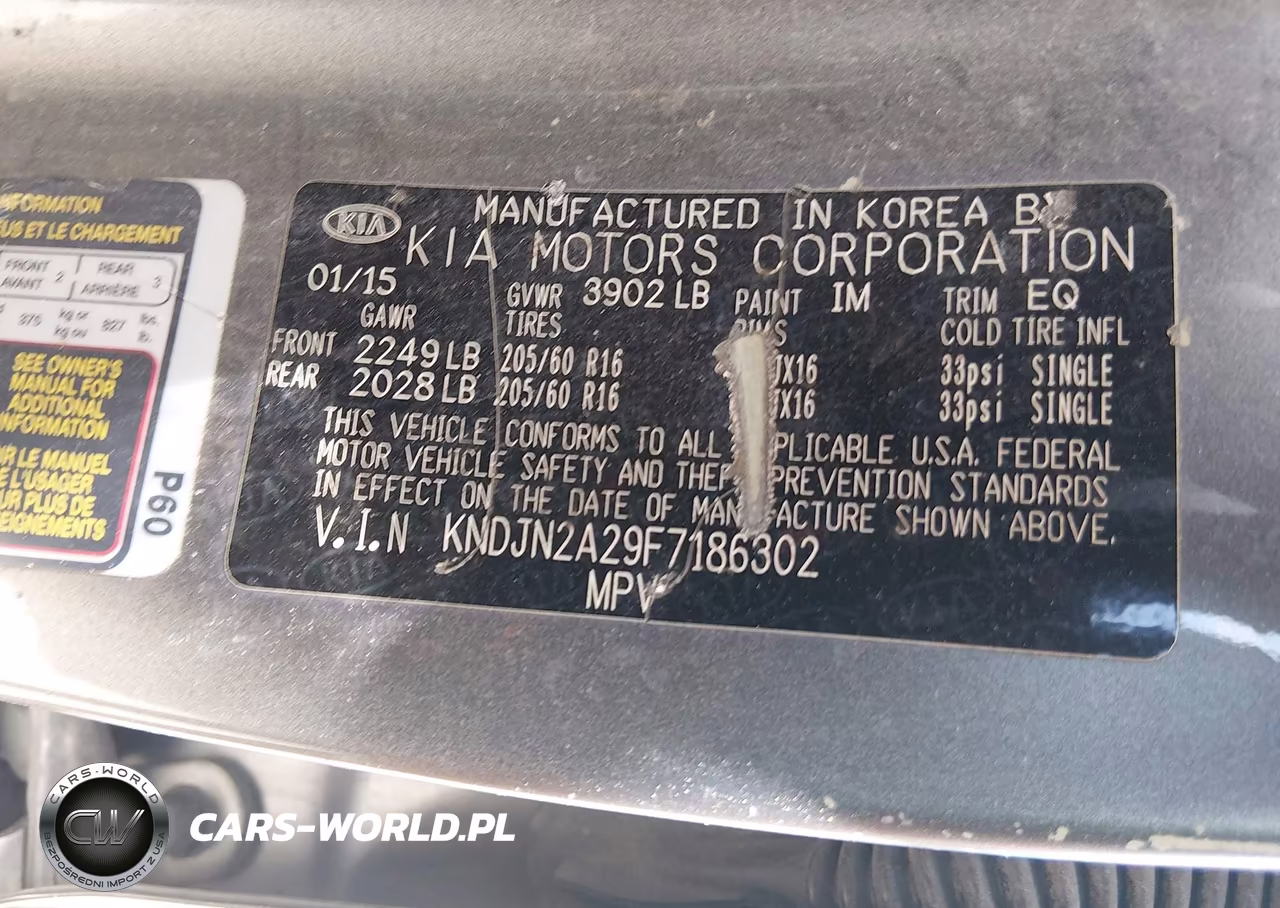 2015 Kia Soul VIN:KNDJN2A29F7186302 - 9