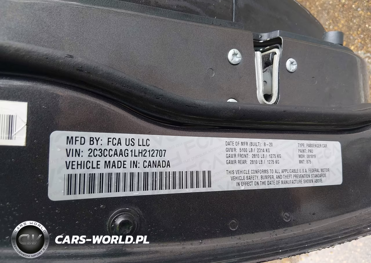2020 Chrysler 300 Touring VIN:2C3CCAAG1LH212707 - 9