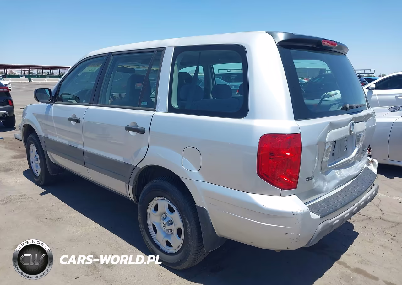 2005 Honda Pilot Lx VIN:2HKYF18135H560576 - 3