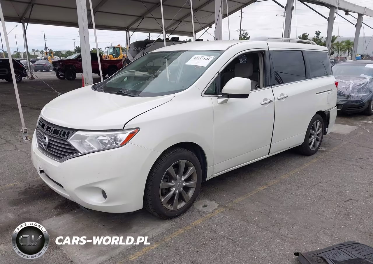 2012 Nissan Quest S VIN:JN8AE2KP6C9045010 - 2