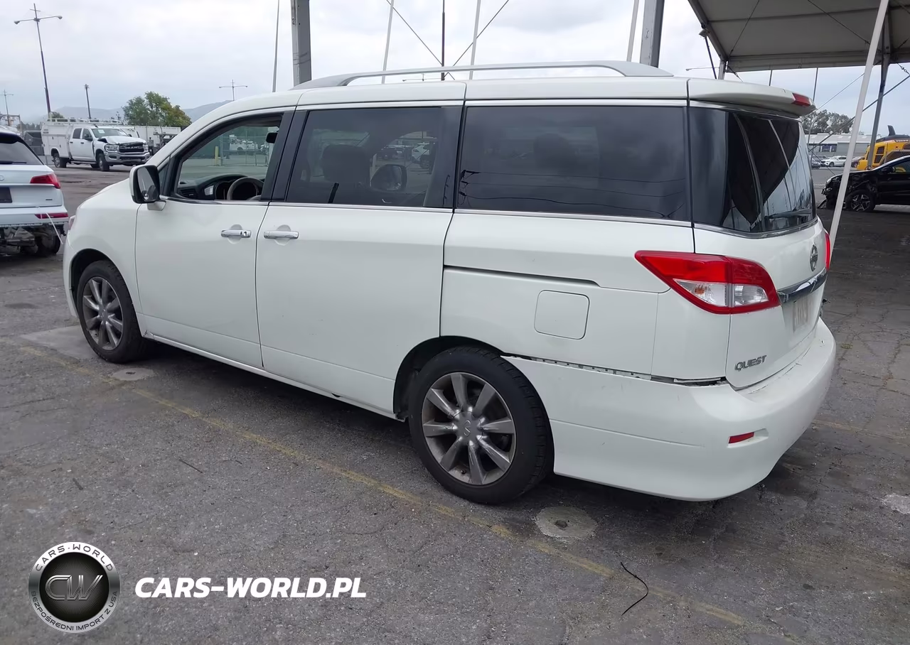 2012 Nissan Quest S VIN:JN8AE2KP6C9045010 - 3