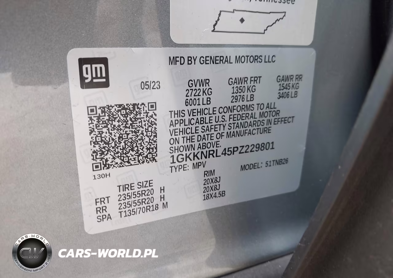 2023 GMC Acadia Awd Sle VIN:1GKKNRL45PZ229801 - 9