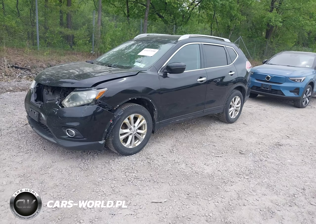2016 Nissan Rogue S-Sl-Sv VIN:5N1AT2MT9GC861323 - 2