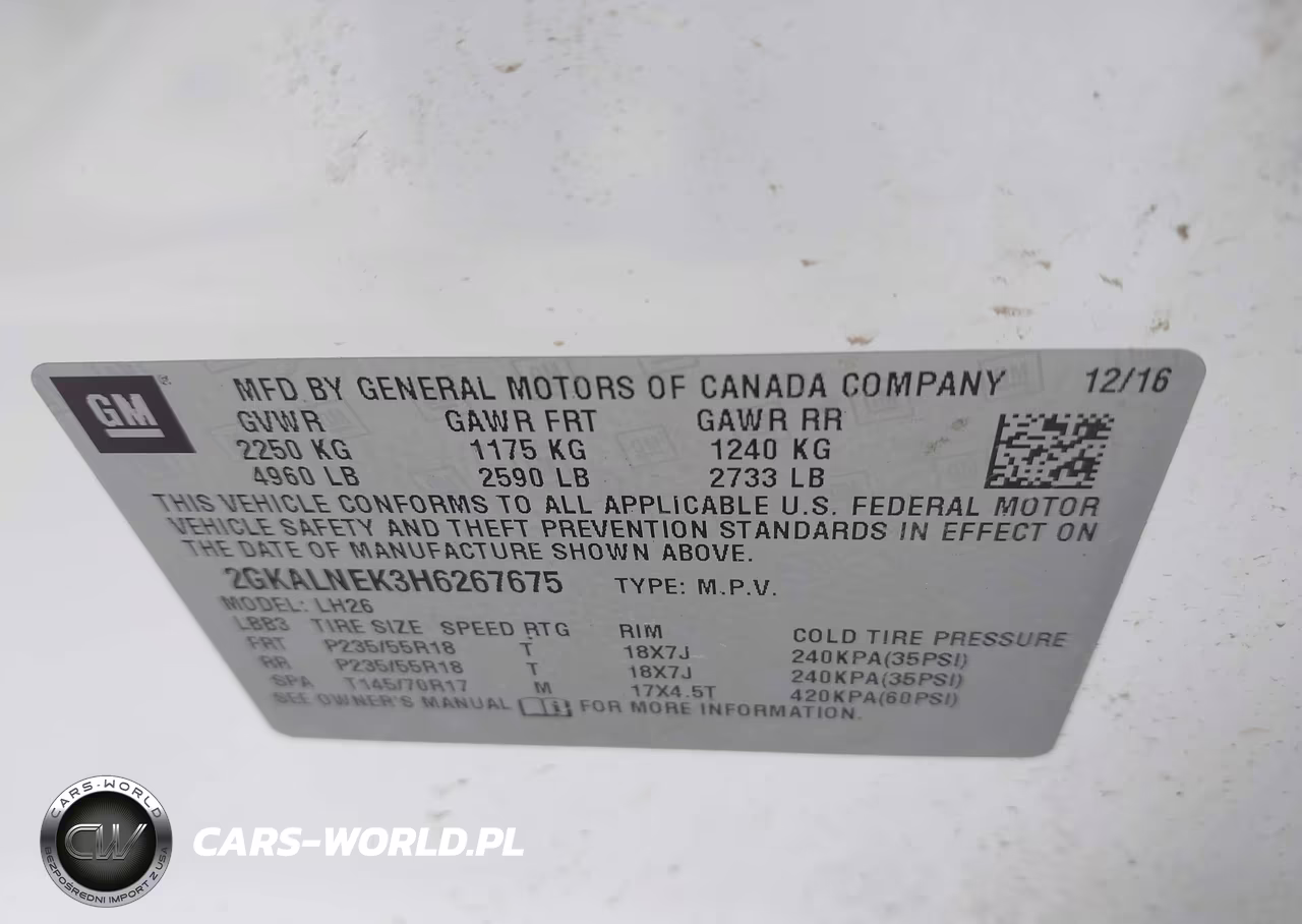 2017 GMC Terrain Sle-2 VIN:2GKALNEK3H6267675 - 9