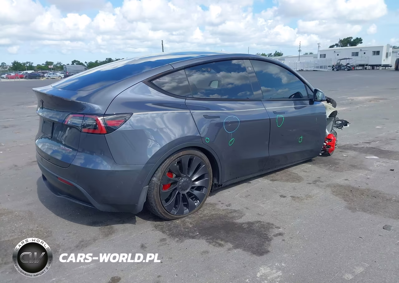 2022 Tesla Model Y Performance Dual Motor All-Wheel Drive VIN:7SAYGDEF2NF515693 - 4