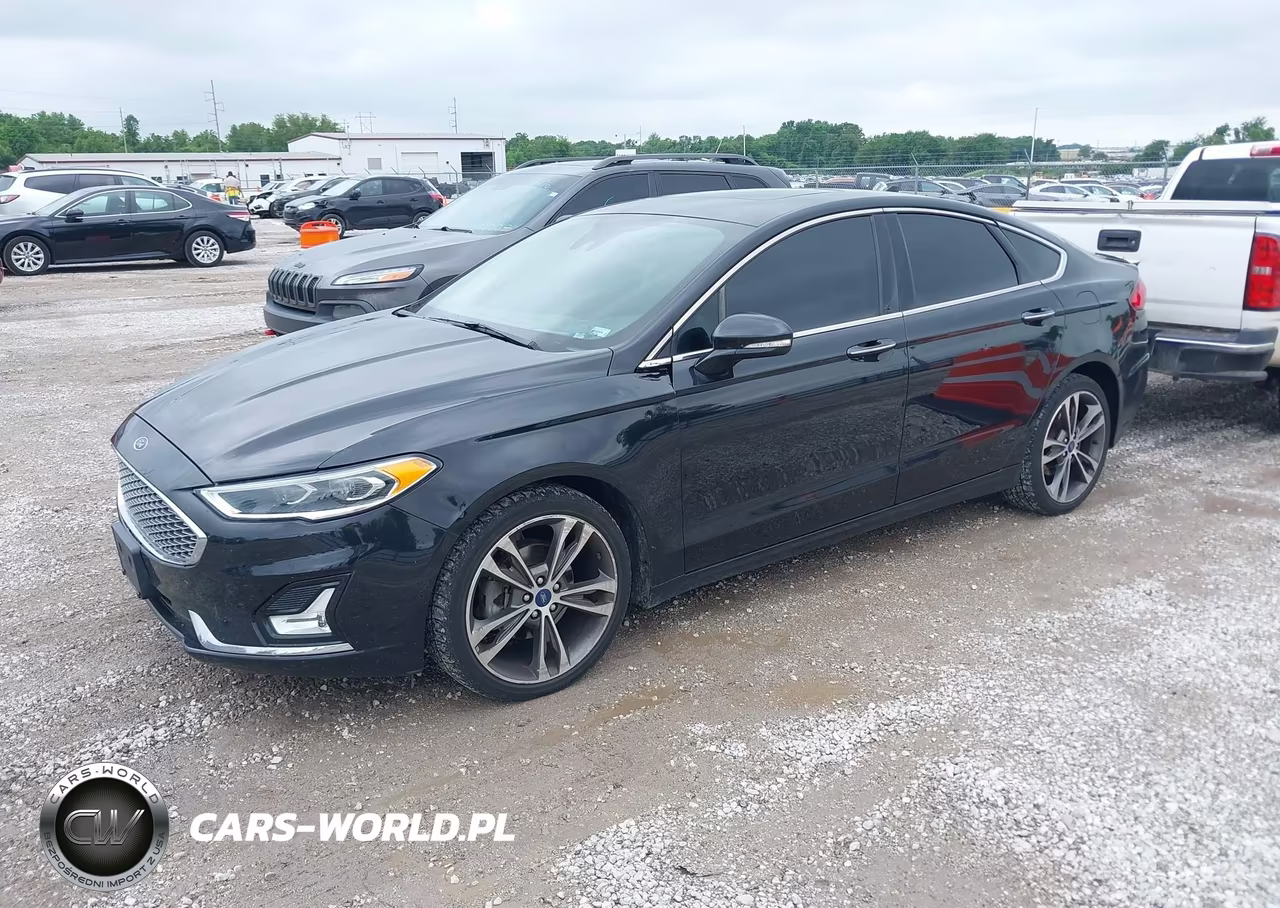 2019 Ford Fusion Titanium VIN:3FA6P0D97KR117484 - 2