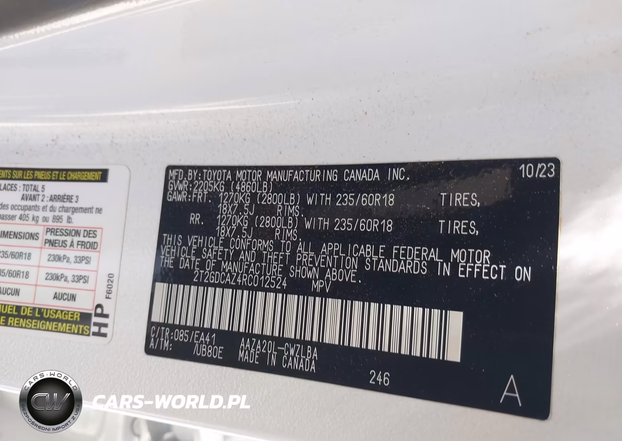 2024 Lexus Nx 250 Premium VIN:2T2GDCAZ4RC012524 - 9