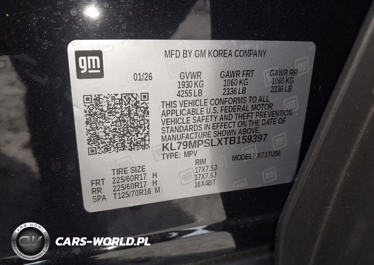 2026 Chevrolet Trailblazer Fwd Lt VIN:KL79MPSLXTB159397 - 9