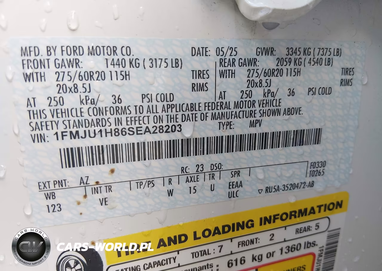 2025 Ford Expedition Active VIN:1FMJU1H86SEA28203 - 9