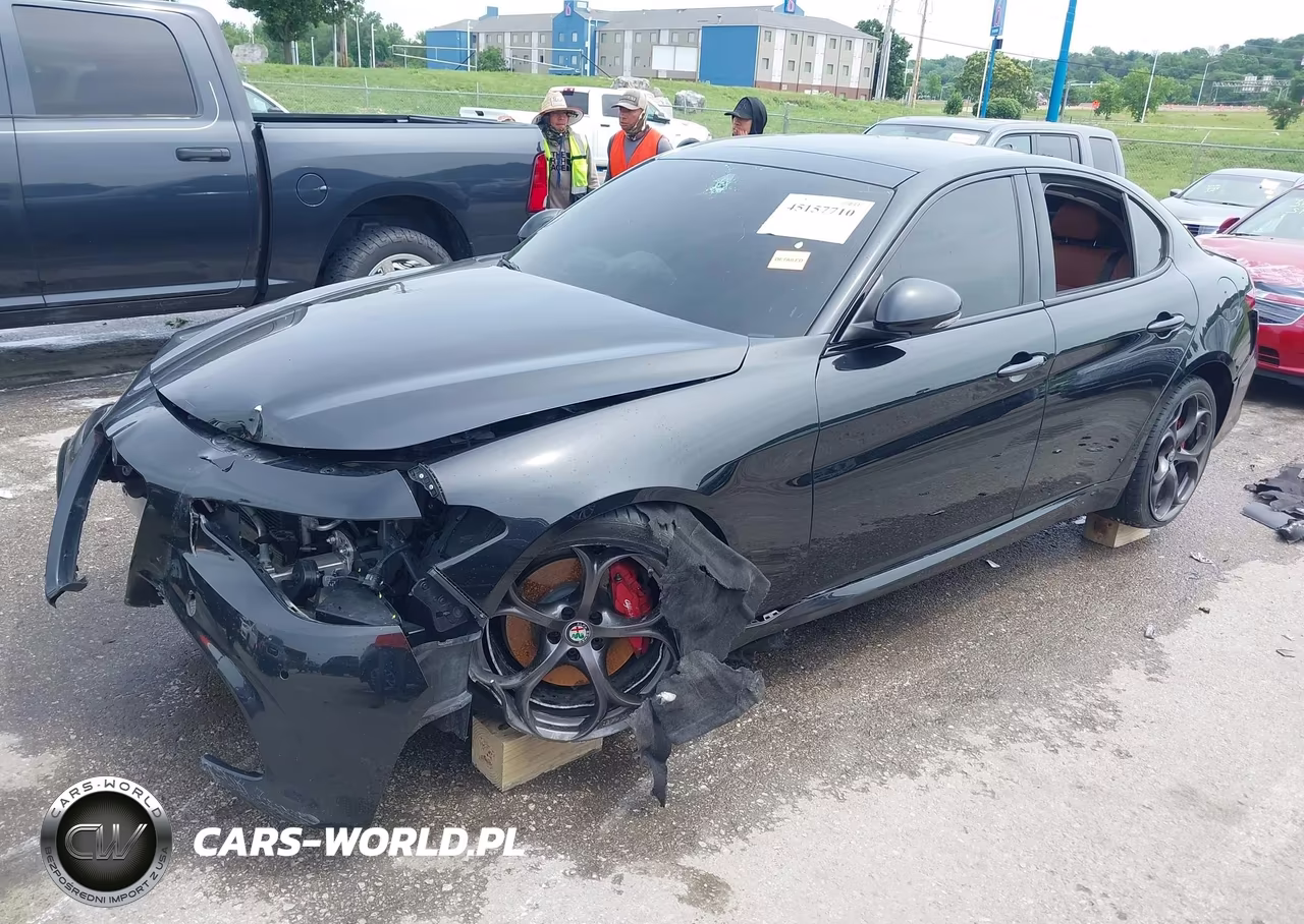 2019 Alfa Romeo Giulia Ti Sport Awd VIN:ZARFANBN4K7602221 - 2
