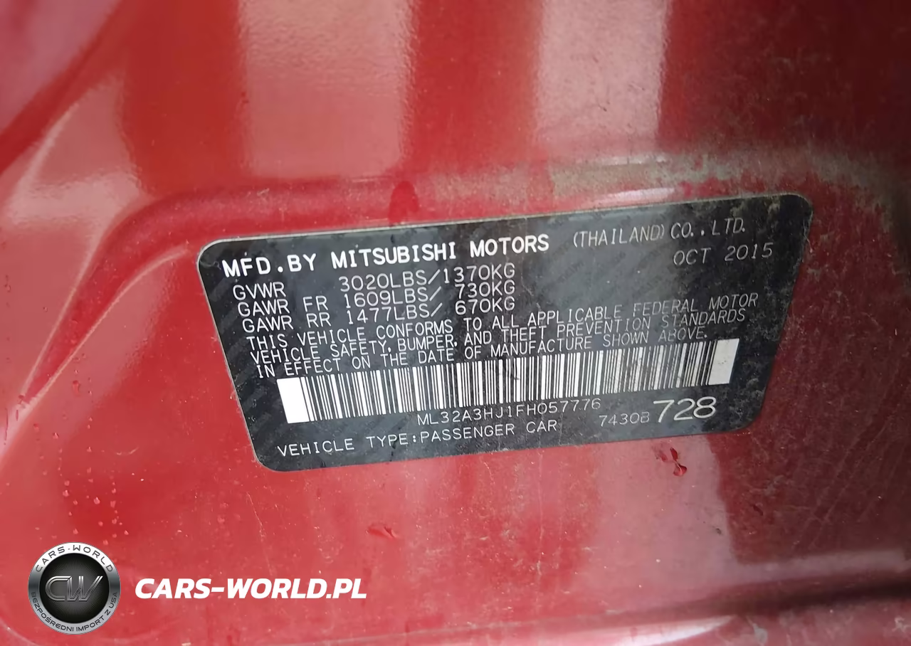 2015 Mitsubishi Mirage De VIN:ML32A3HJ1FH057776 - 9