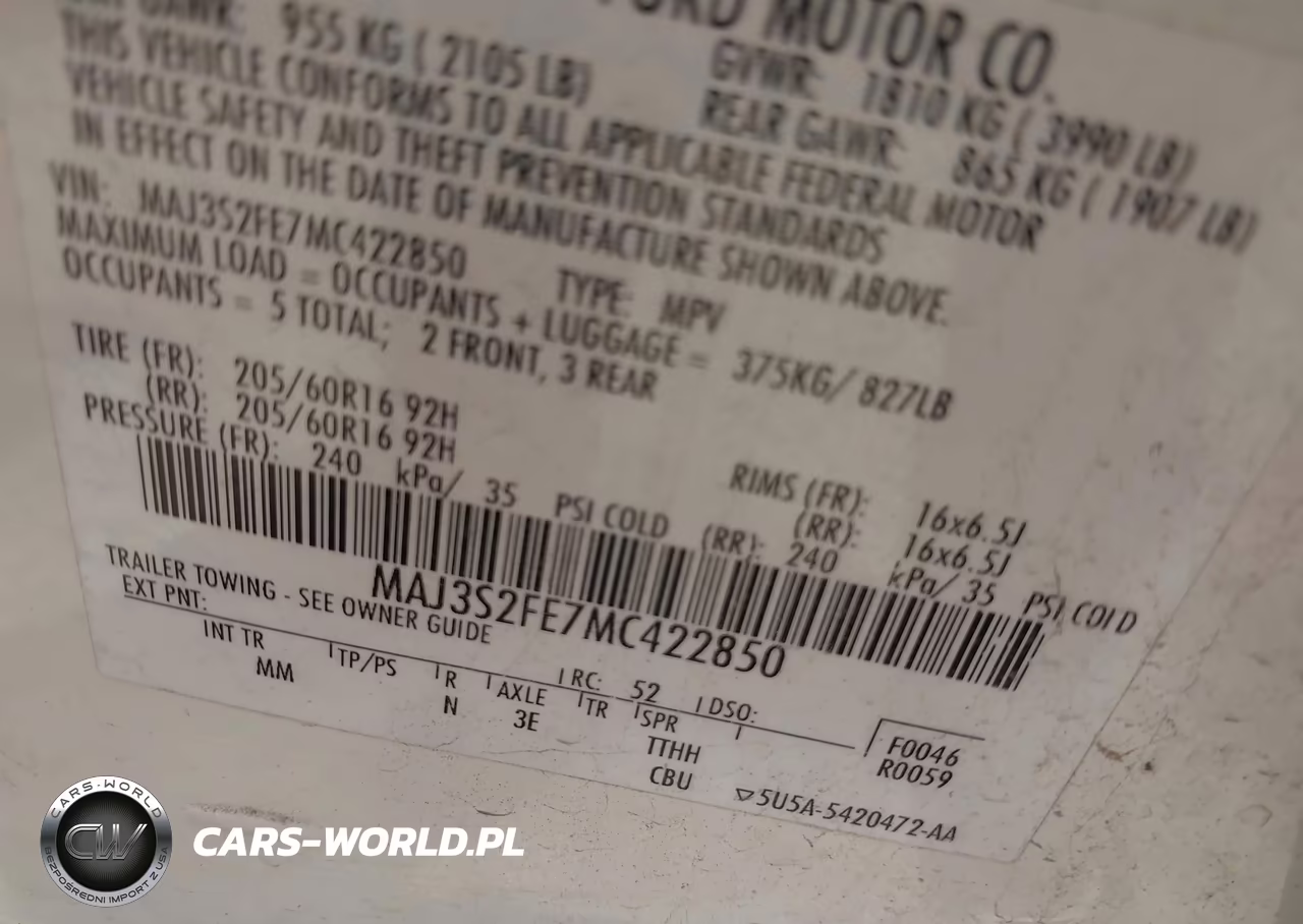 2021 Ford Ecosport S VIN:MAJ3S2FE7MC422850 - 9