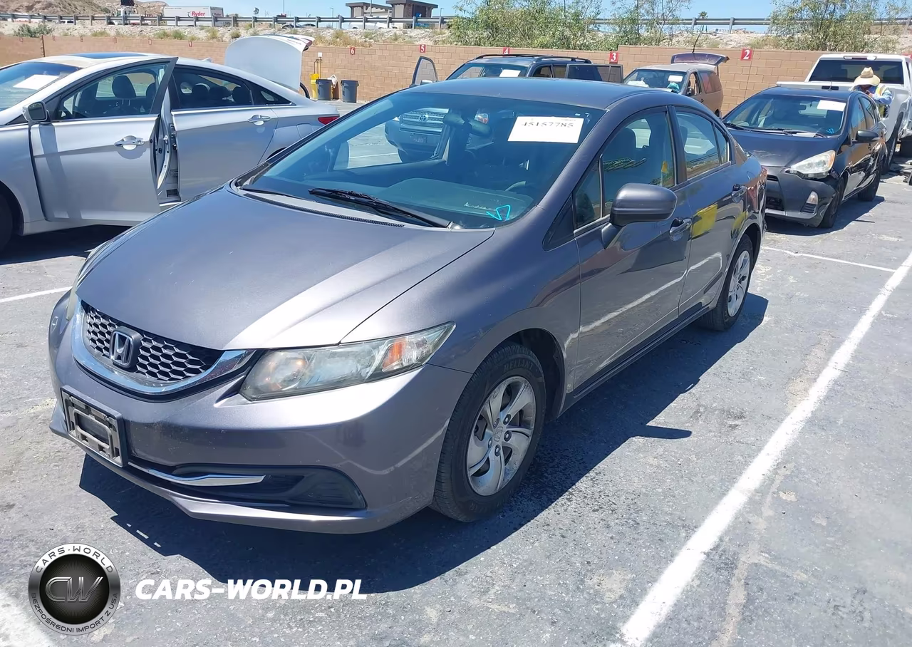 2015 Honda Civic Lx VIN:2HGFB2F57FH537487 - 2