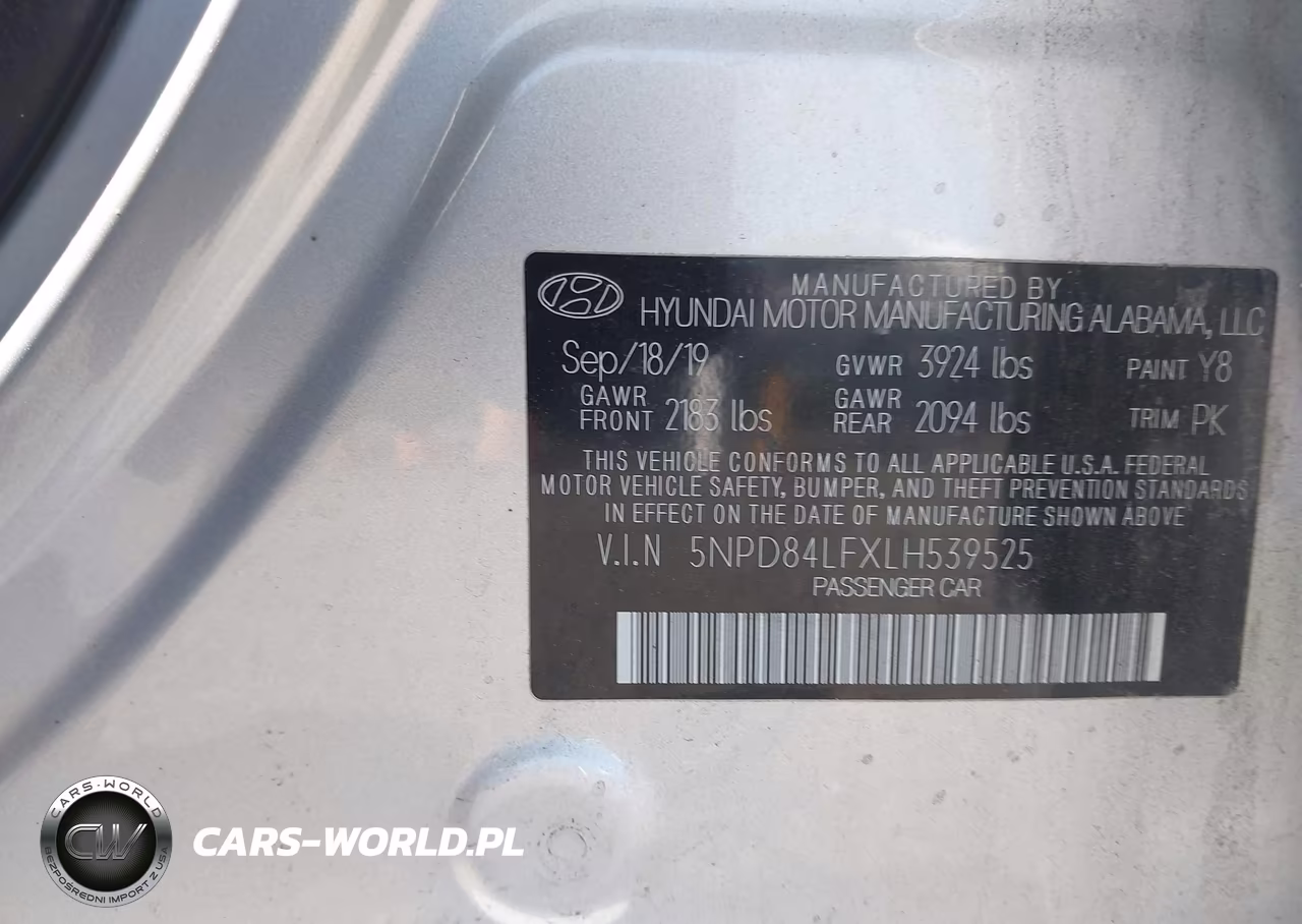 2020 Hyundai Elantra Sel VIN:5NPD84LFXLH539525 - 9