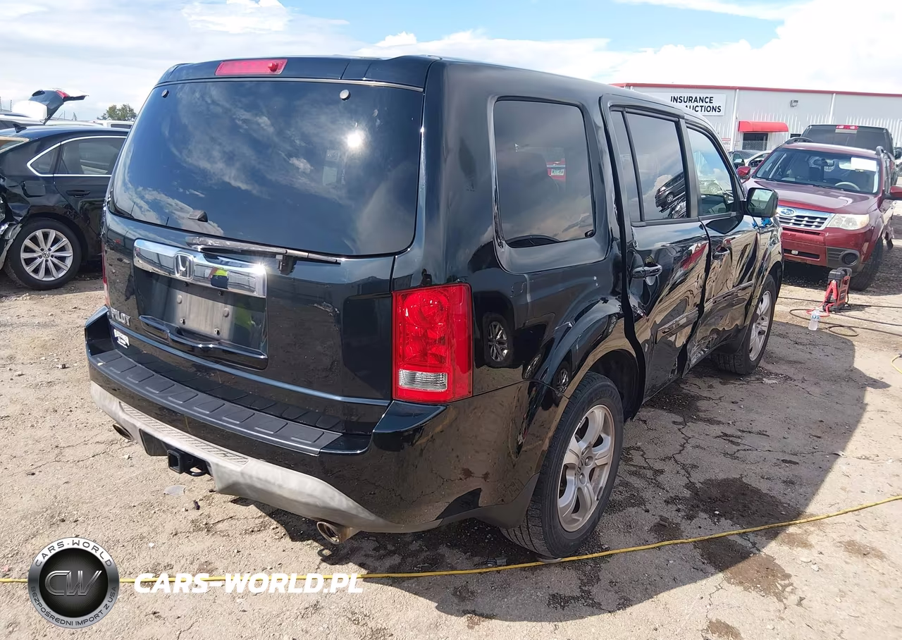 2014 Honda Pilot Ex-L VIN:5FNYF3H53EB008198 - 4