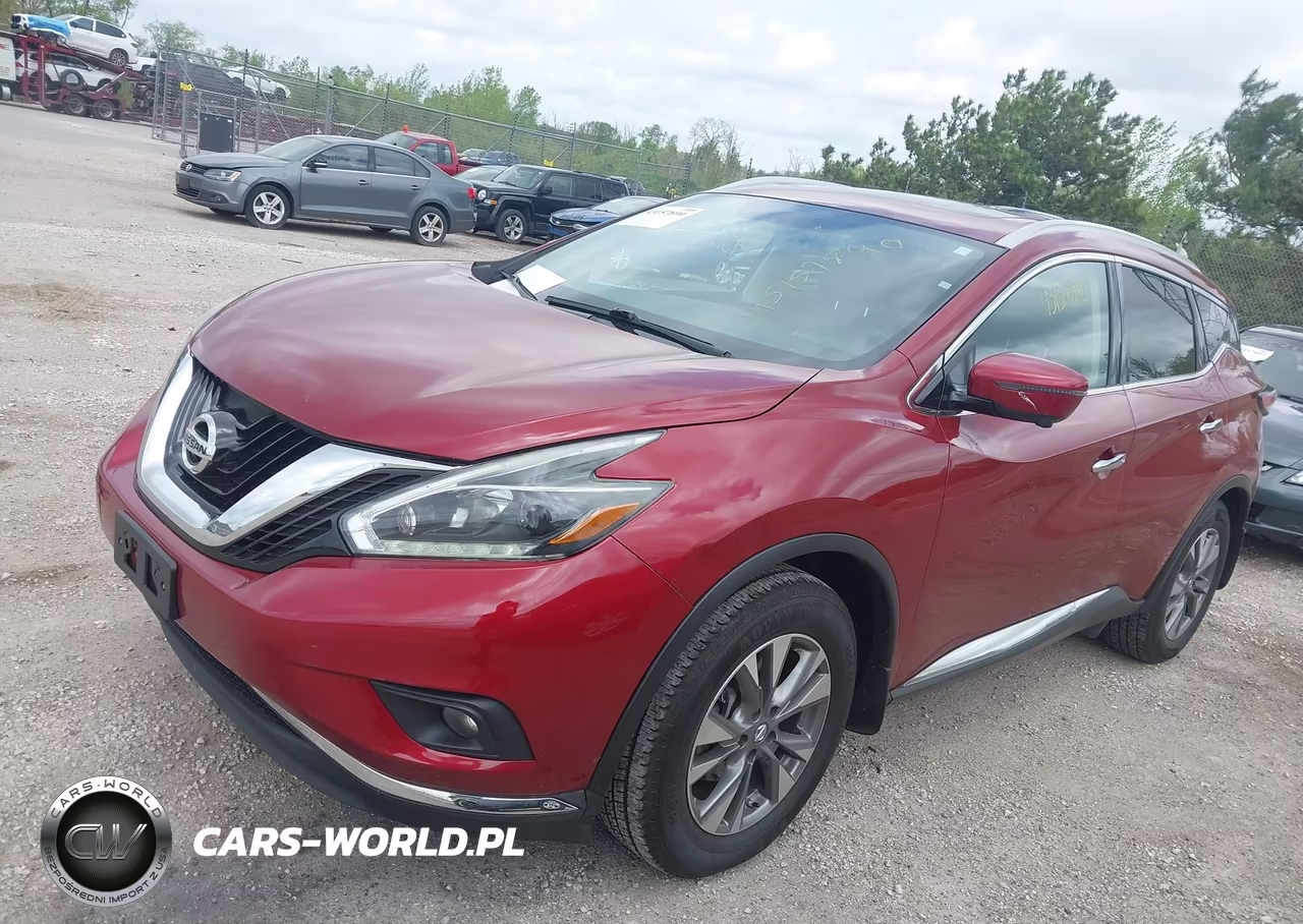 2018 Nissan Murano Sl VIN:5N1AZ2MH0JN188542 - 2