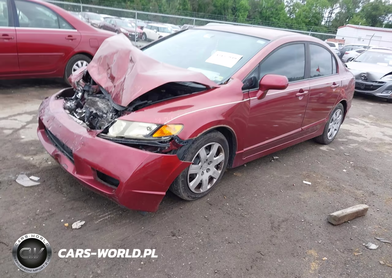 2010 Honda Civic Lx VIN:19XFA1F5XAE078603 - 2