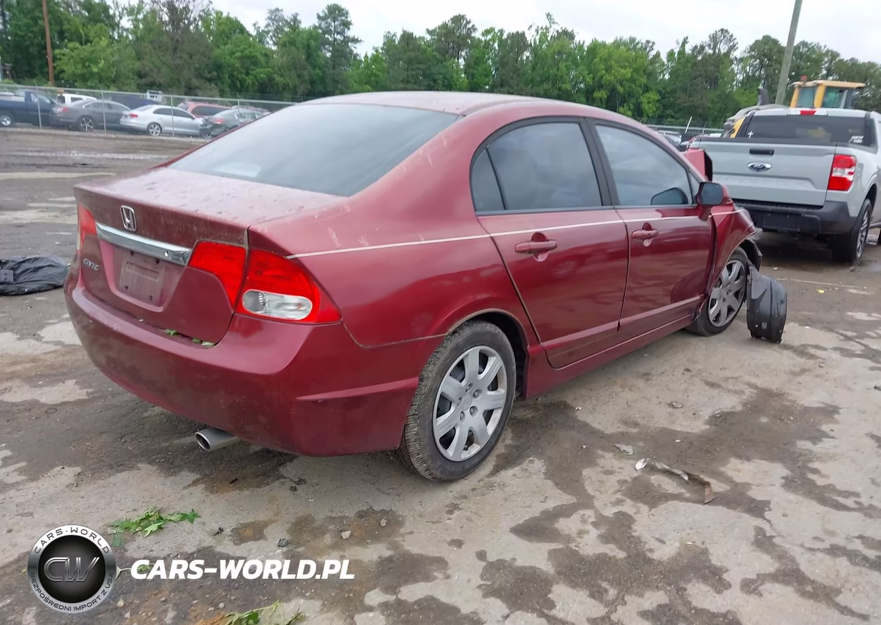 2010 Honda Civic Lx VIN:19XFA1F5XAE078603 - 4
