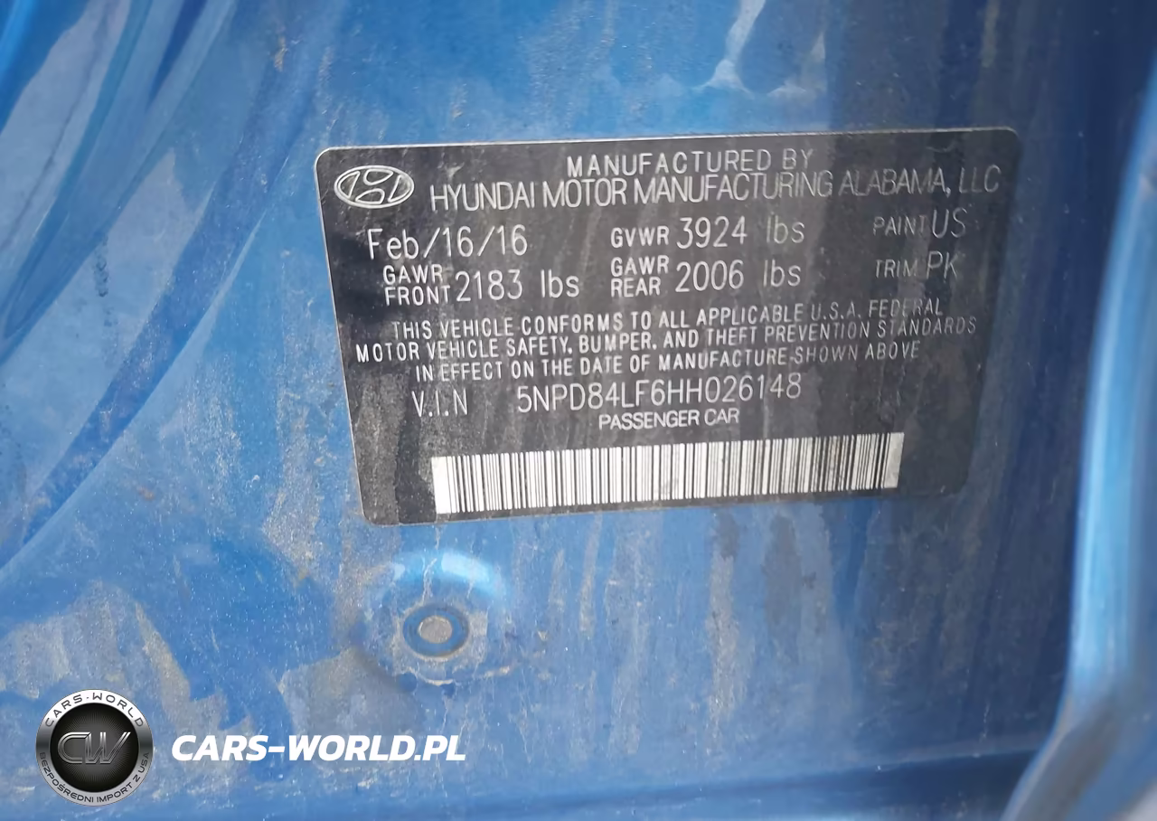 2017 Hyundai Elantra Se VIN:5NPD84LF6HH026148 - 9