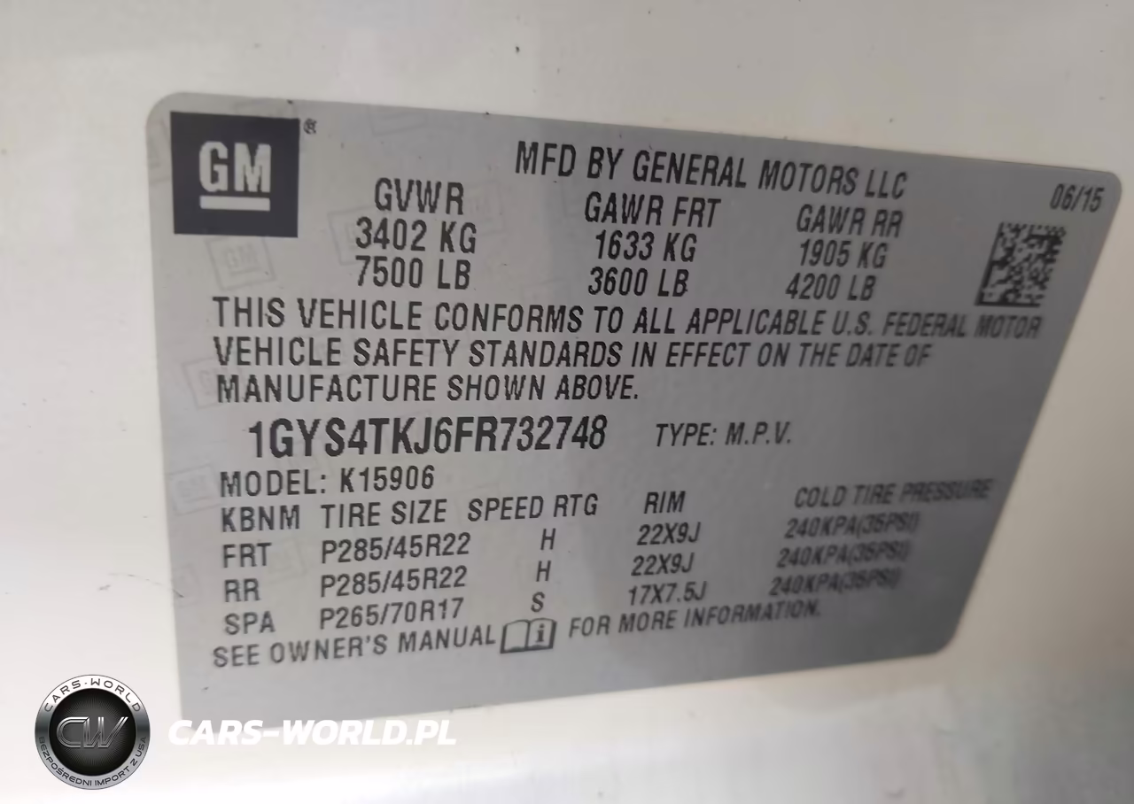 2015 Cadillac Escalade Esv Premium VIN:1GYS4TKJ6FR732748 - 9
