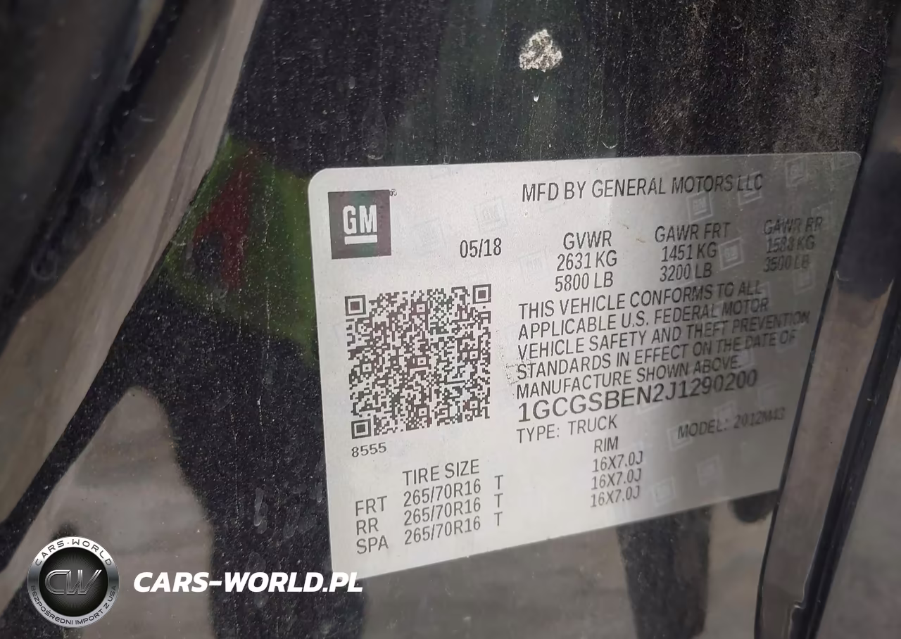 2018 Chevrolet Colorado Wt VIN:1GCGSBEN2J1290200 - 9