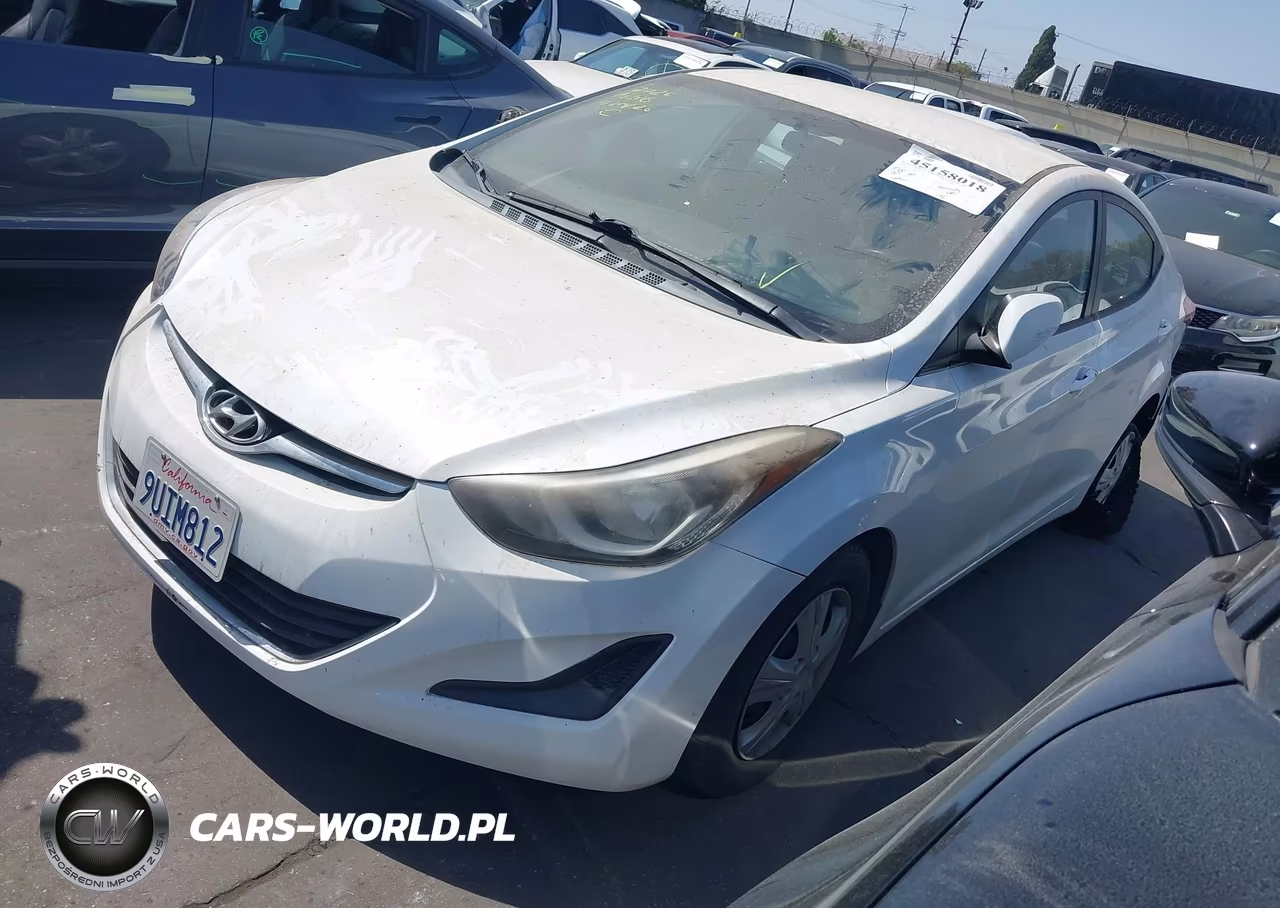 2016 HYUNDAI ELANTRA SE VIN:5NPDH4AE9GH776412 - 2