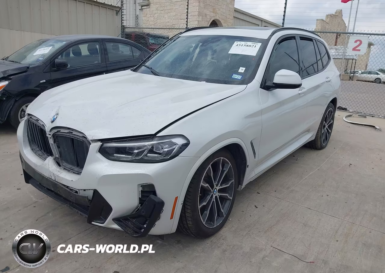 2022 BMW X3 Sdrive30I VIN:5UX43DP08N9K07498 - 2