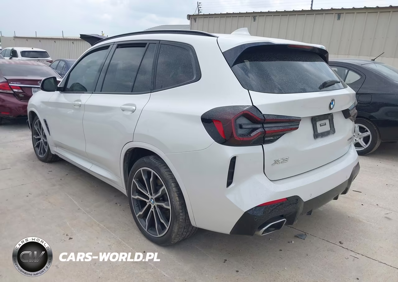 2022 BMW X3 Sdrive30I VIN:5UX43DP08N9K07498 - 3