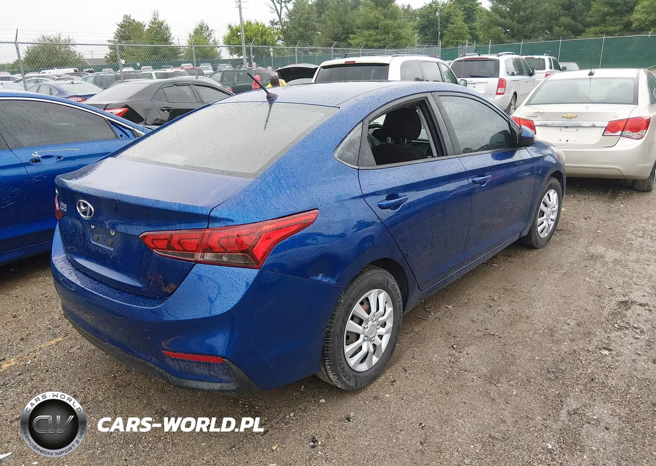 2020 Hyundai Accent Se VIN:3KPC24A6XLE115623 - 4