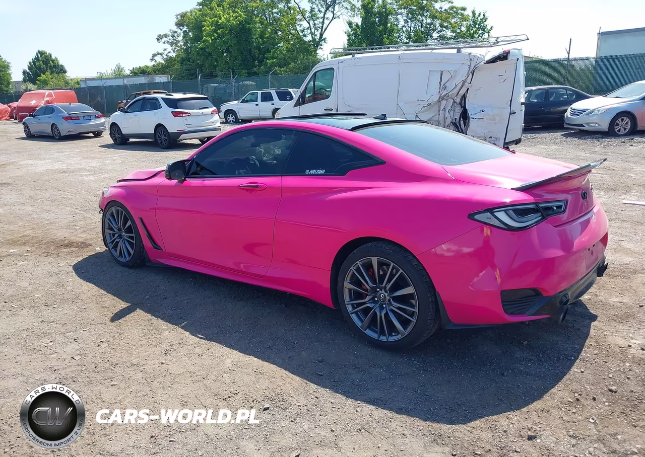 2017 Infiniti Q60 3.0T Red Sport 400 VIN:JN1FV7EL2HM701444 - 3