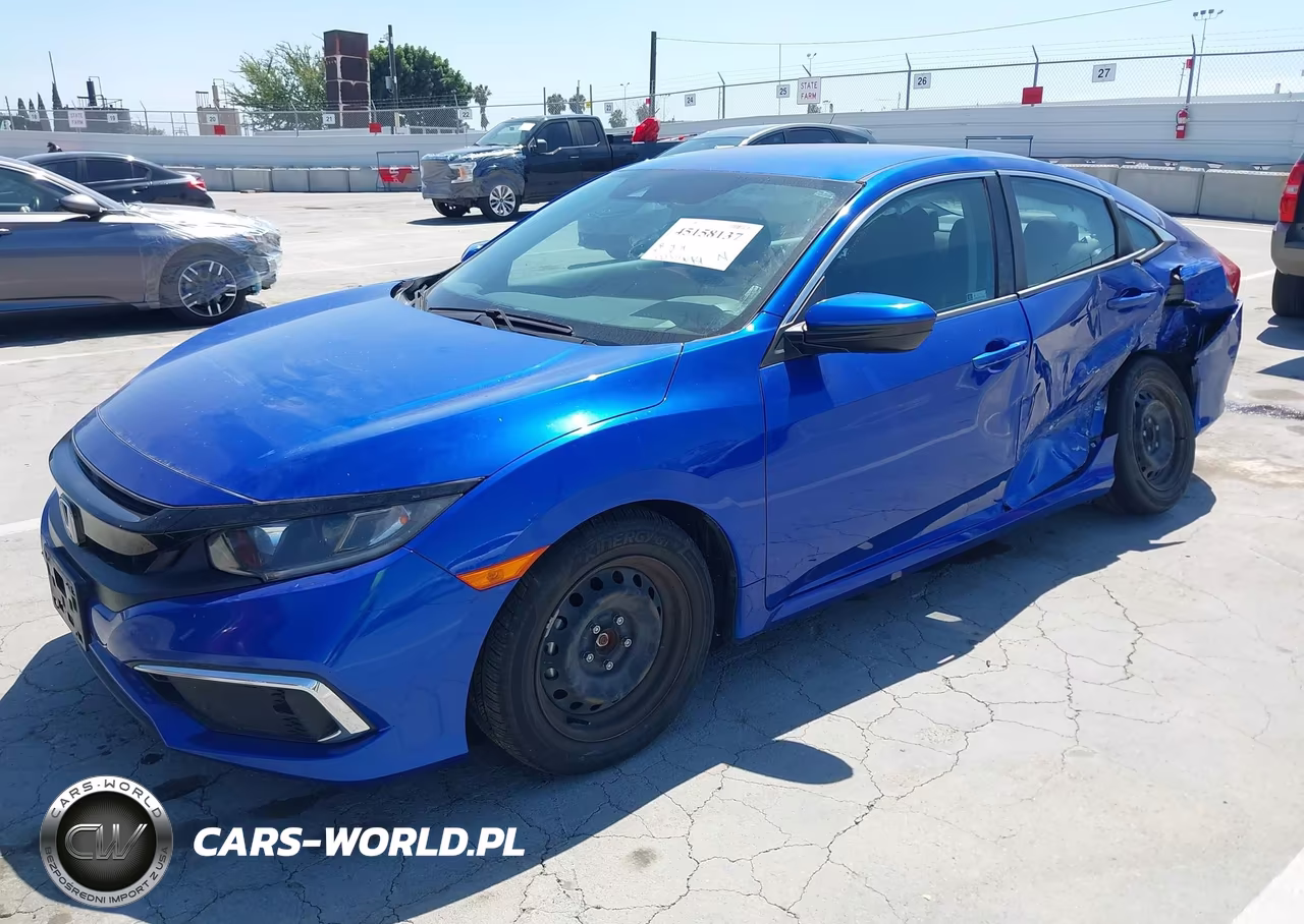 2020 Honda Civic Lx VIN:19XFC2F69LE207832 - 2