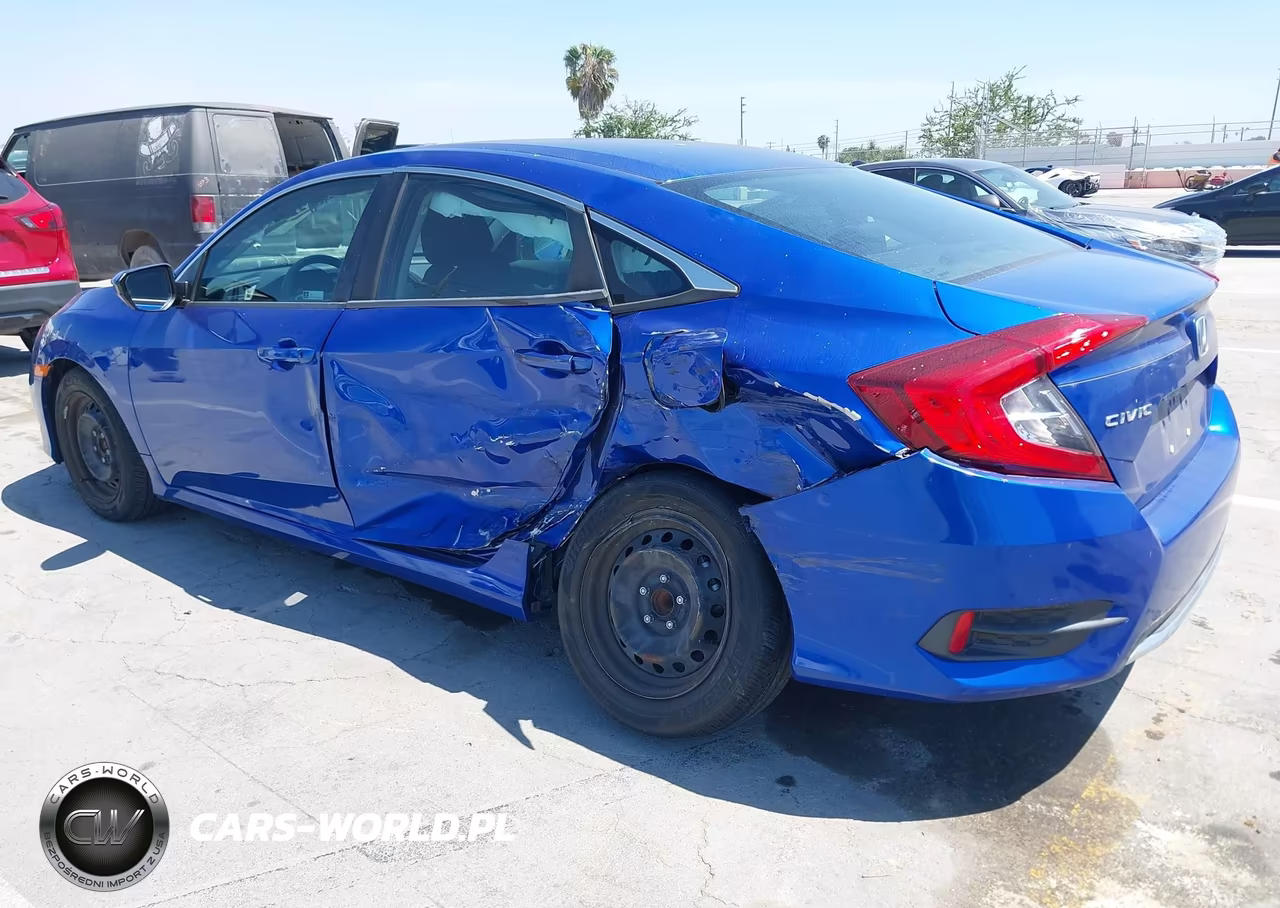 2020 Honda Civic Lx VIN:19XFC2F69LE207832 - 3