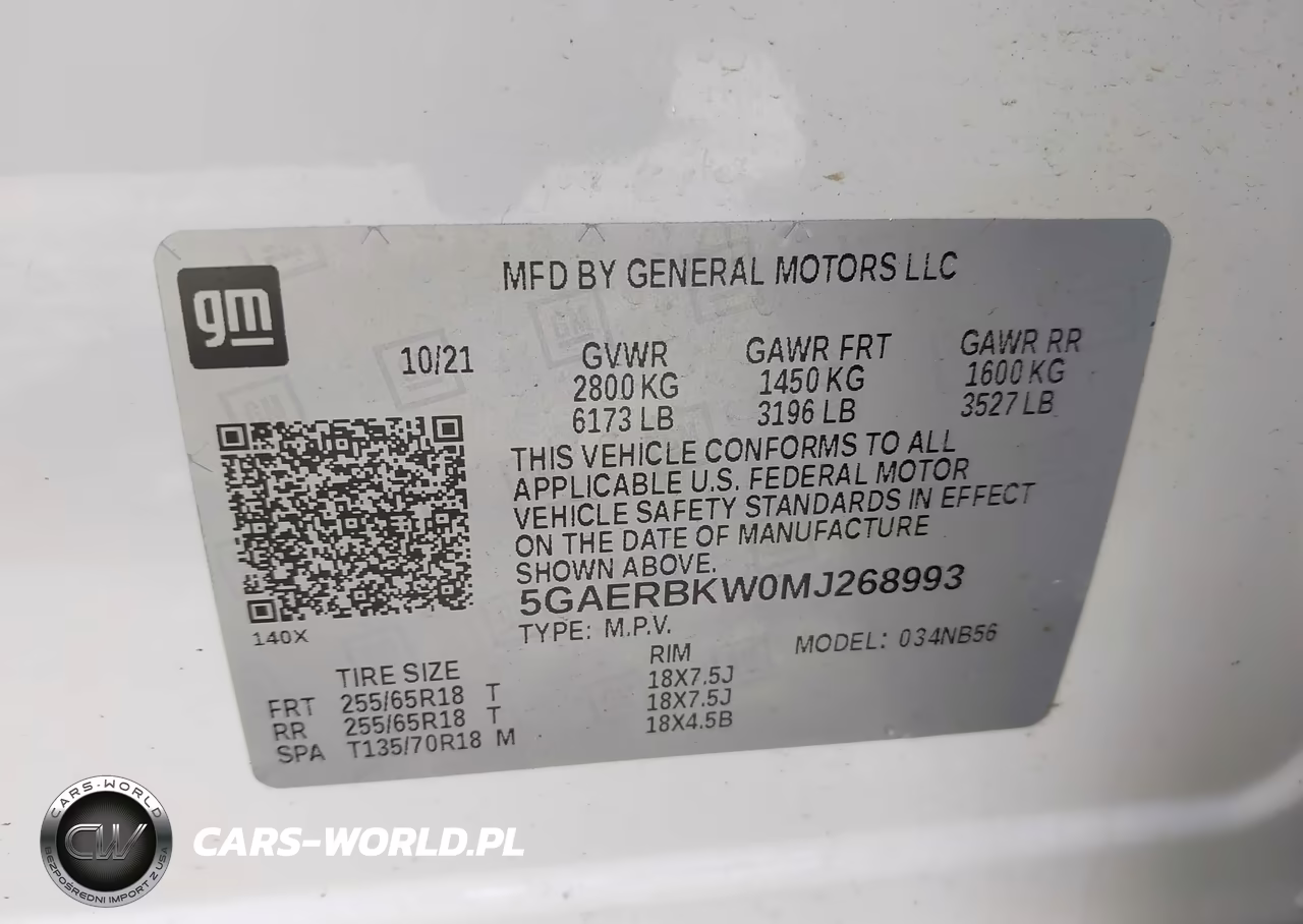2021 Buick Enclave Fwd Essence VIN:5GAERBKW0MJ268993 - 9
