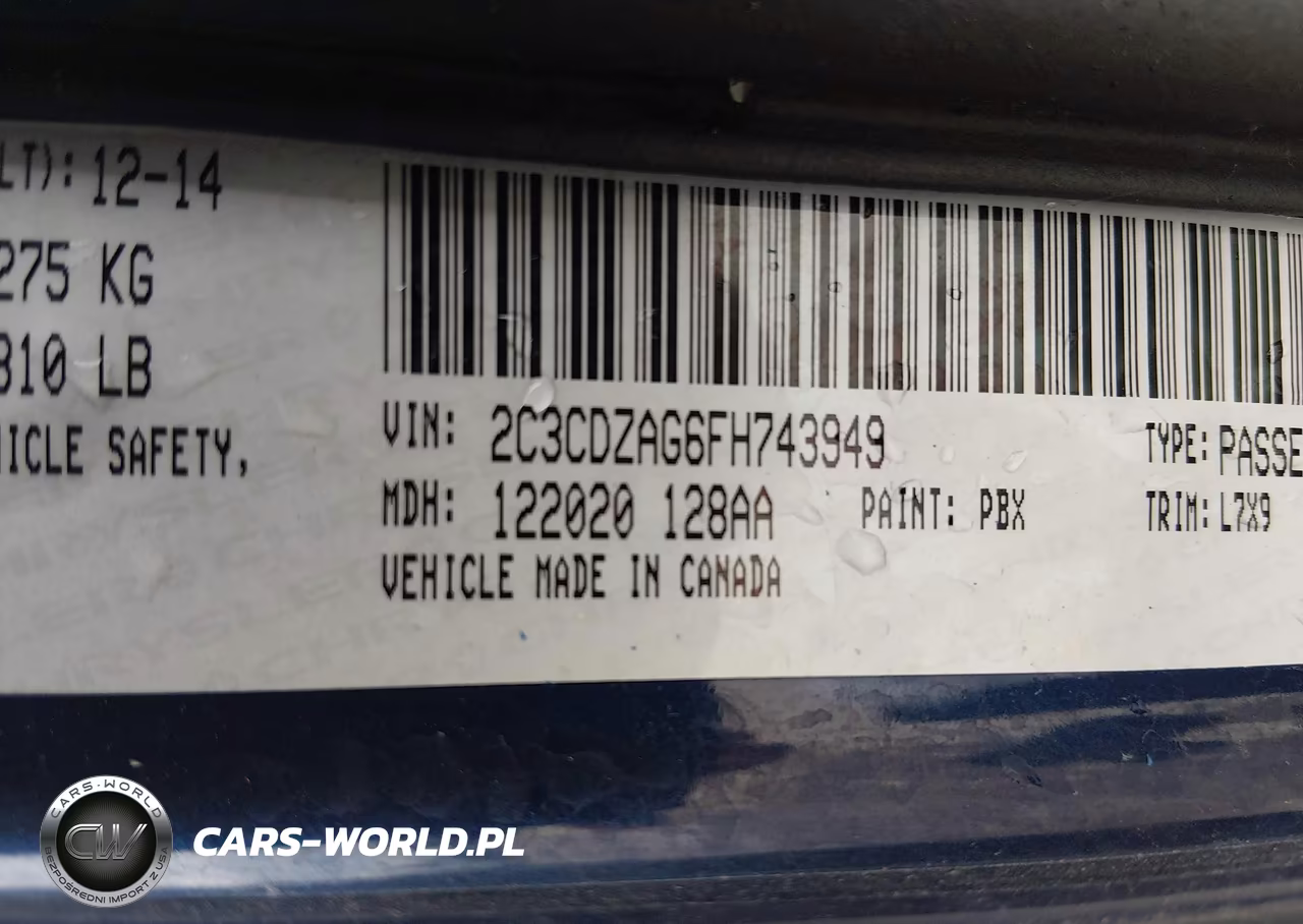 2015 Dodge Challenger Sxt VIN:2C3CDZAG6FH743949 - 9