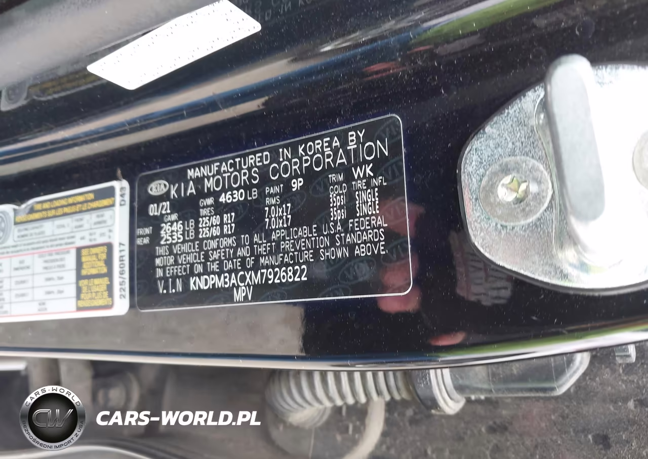 2021 Kia Sportage Lx VIN:KNDPM3ACXM7926822 - 9