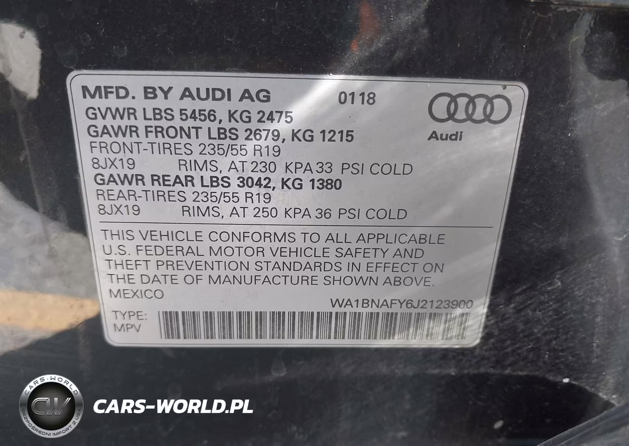 2018 Audi Q5 2.0T Premium-2.0T Tech Premium VIN:WA1BNAFY6J2123900 - 9