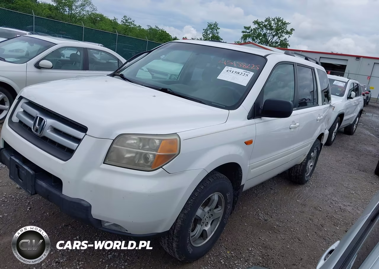 2007 Honda Pilot Ex VIN:2HKYF18427H518073 - 2
